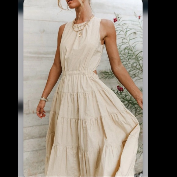 BNWT Bohme Carlotta tiered maxi dress in black - Size Small - Picture 6 of 11